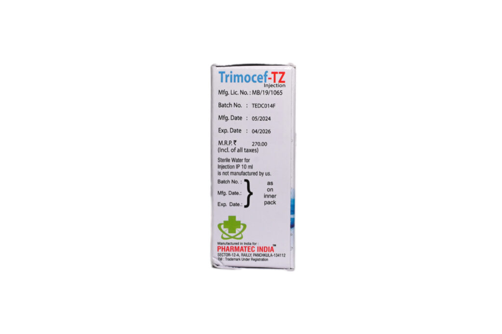 TRIMOCEF TZ INJ 4